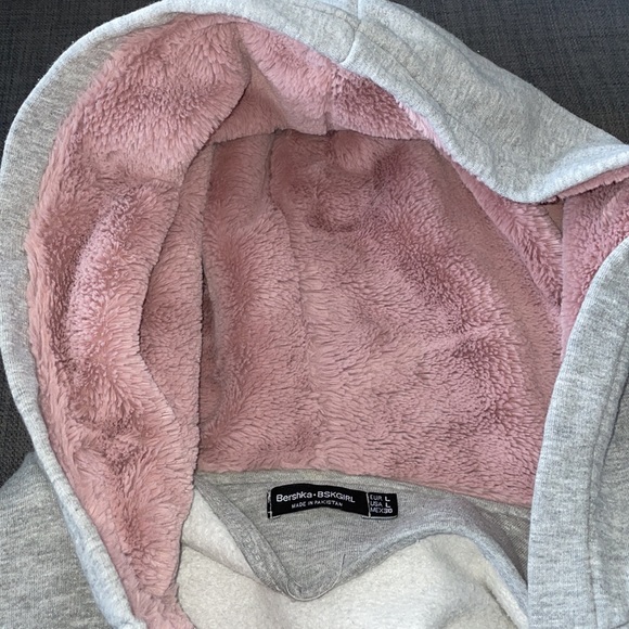 Bershka, size L, pink and grey - Picture 2 of 4